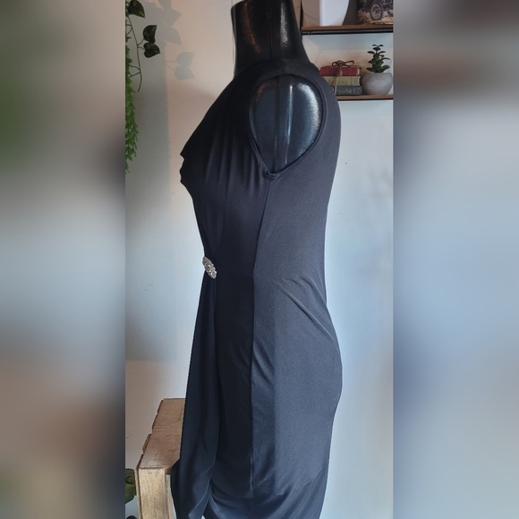 Jesse Ryan for Lori Michaels black cocktail dress Sz.S - Picture 6 of 8